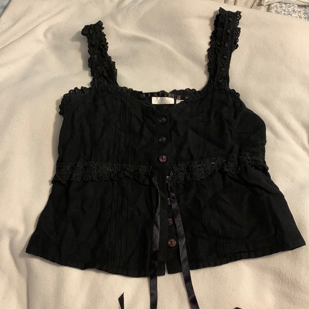 Women Top / whitewash / size SMALL
